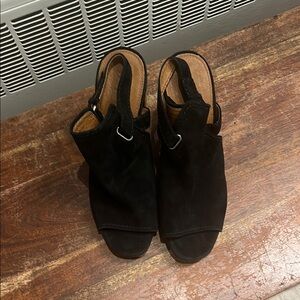 Black Women's Slingback Sandals